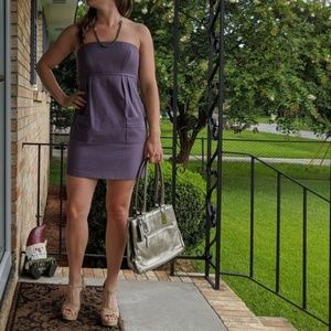 Milly of New York Strapless Purple Dress